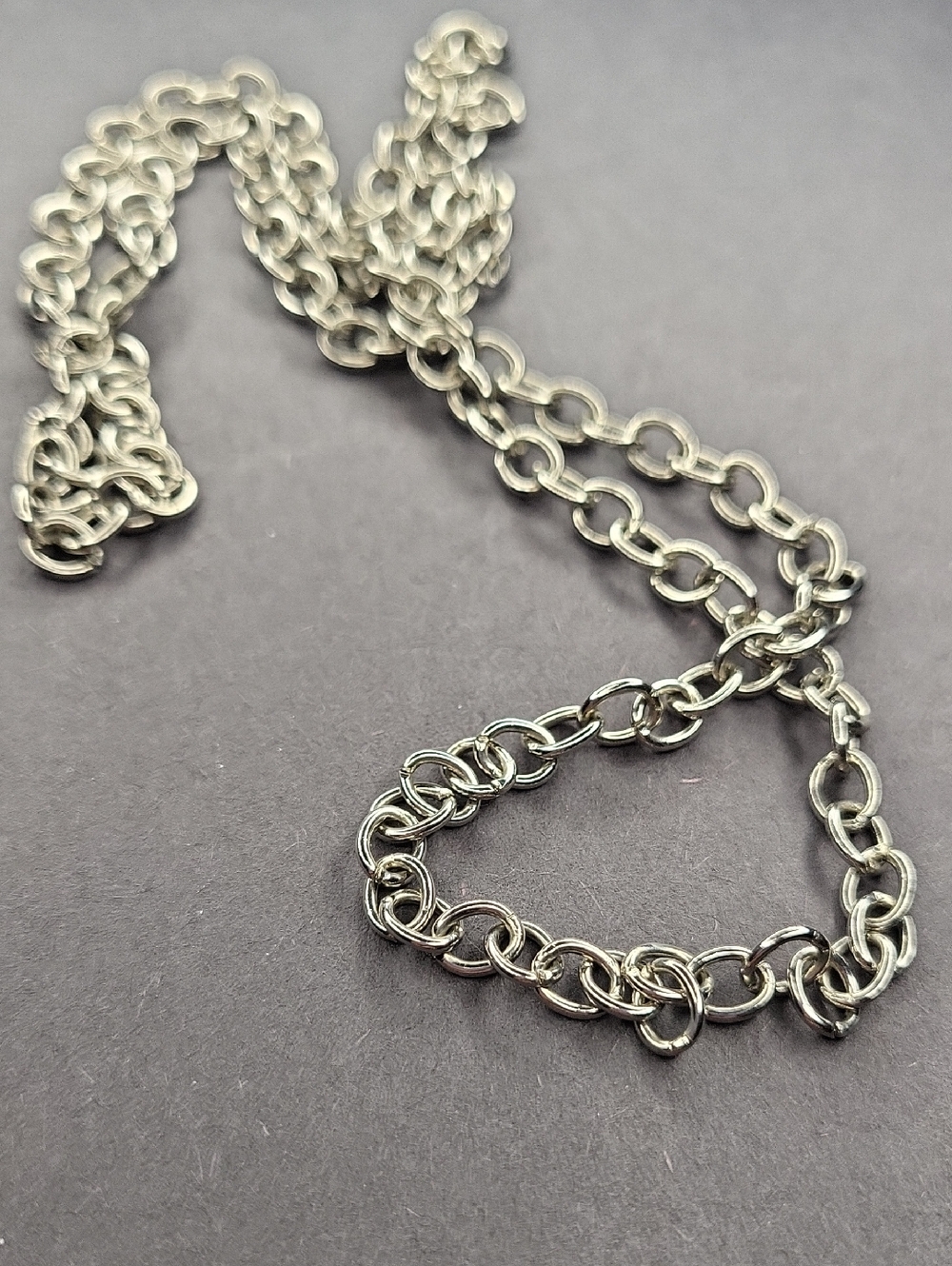Silver Link Chain Necklace
